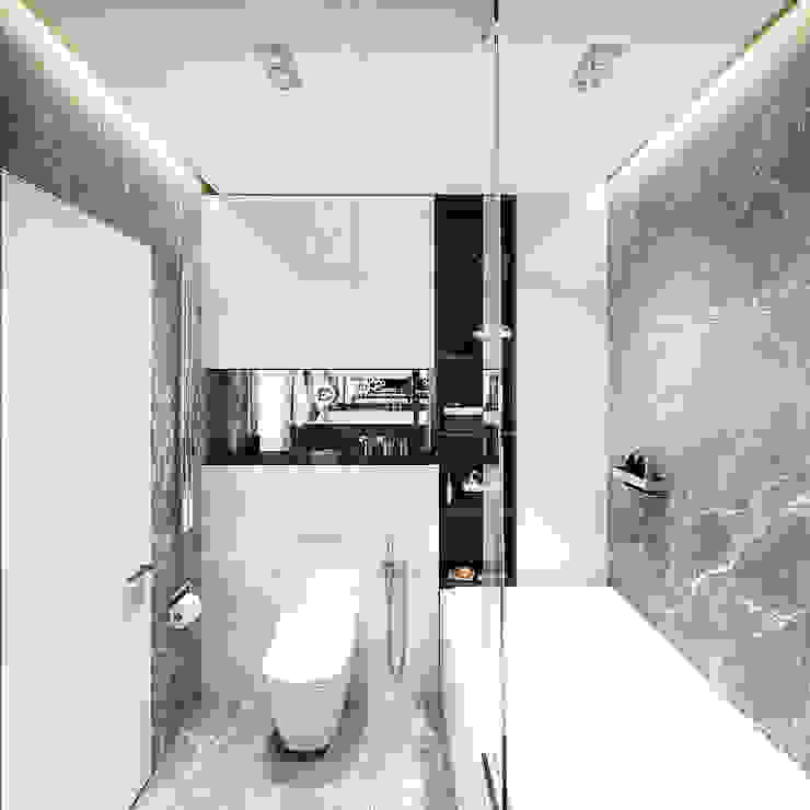Квартира 100кв.м/ г.Домодедово, Y.F.architects Y.F.architects Minimalist style bathroom