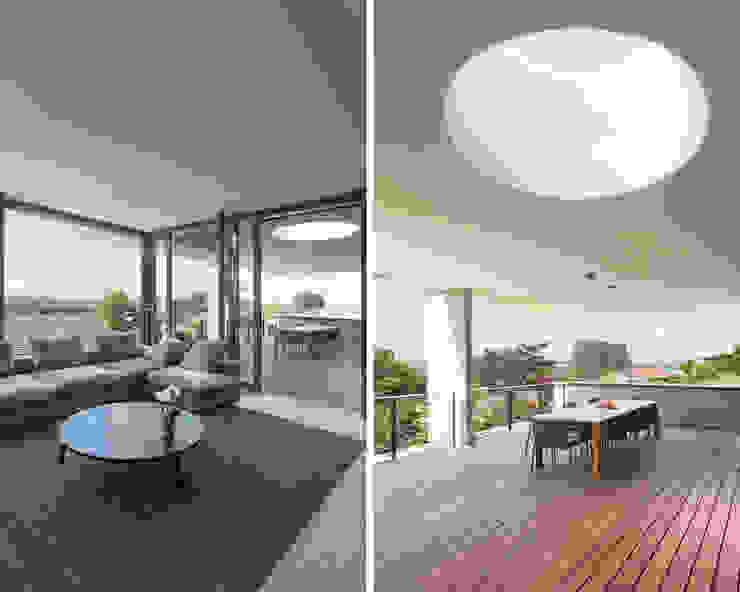 Objekt 340 / meier architekten meier architekten zürich Moderner Balkon, Veranda & Terrasse