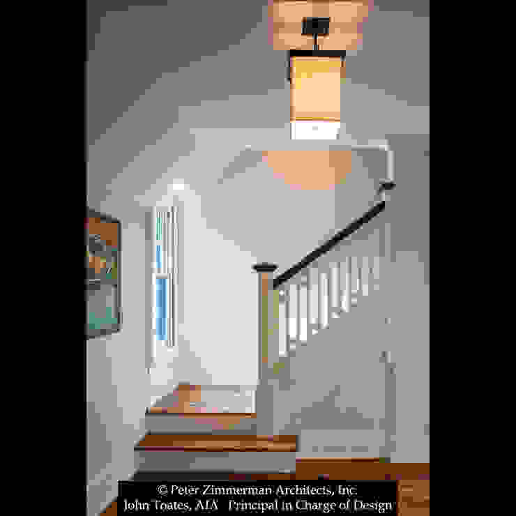 Stair Hall John Toates Architecture and Design Classic corridor, hallway & stairs White
