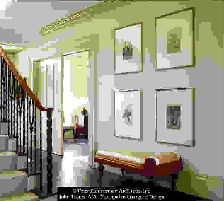 Entry Hall John Toates Architecture and Design Classic style corridor, hallway and stairs