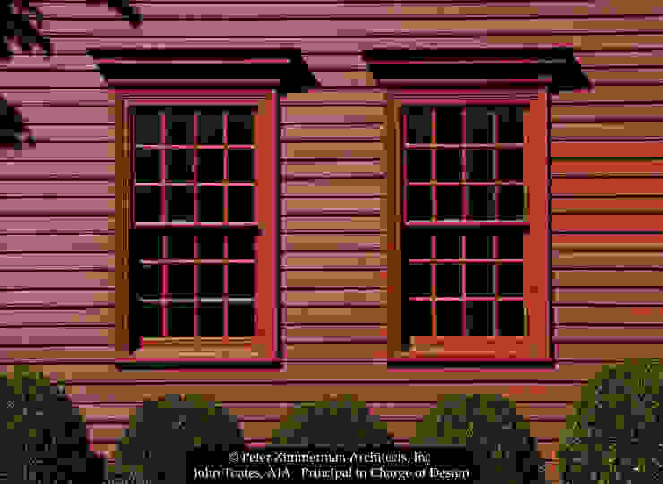 Window Detail John Toates Architecture and Design Classic windows & doors Red