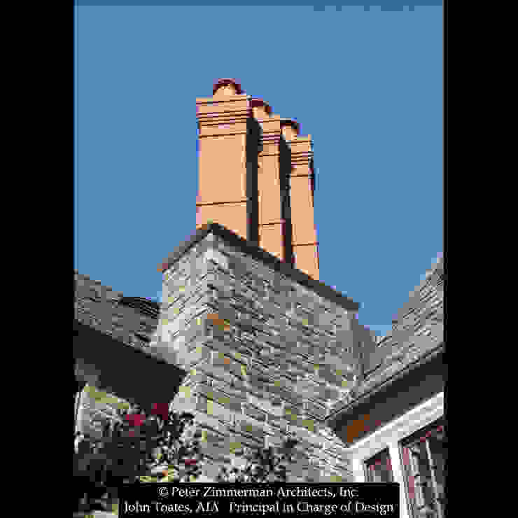 Chimney Detail John Toates Architecture and Design Classic style houses
