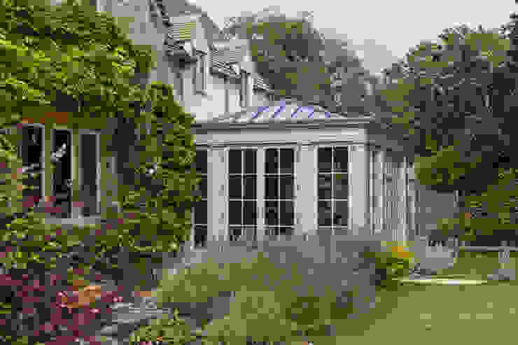 Kitchen Extension Conservatory on a Country Home Vale Garden Houses Classic style conservatory Wood Beige