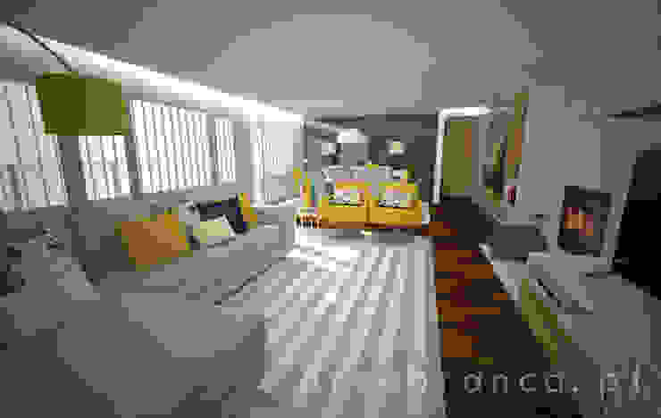 Sala Salas de estar modernas por Areabranca Moderno