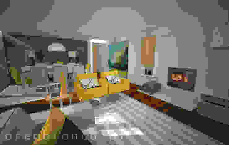 Sala Salas de estar modernas por Areabranca Moderno
