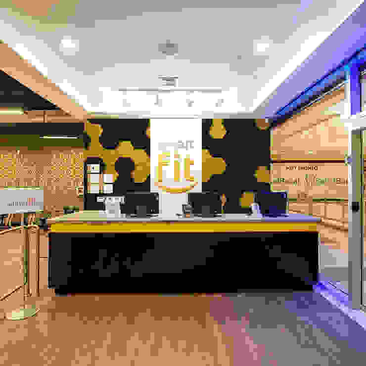 Honeyomb Pixers Modern Study Room and Home Office Multicolored