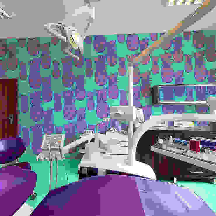 Purple Pineapple Pixers Study/office Multicolored