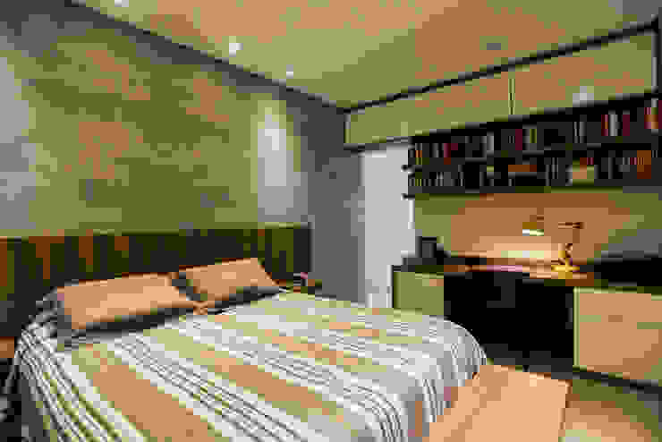 L2 Arquitetura Chambre moderne Béton Gris