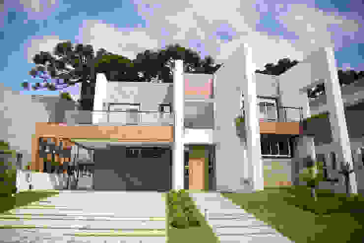 Residência A.K., Sakaguti Arquitetos Associados Sakaguti Arquitetos Associados Modern houses