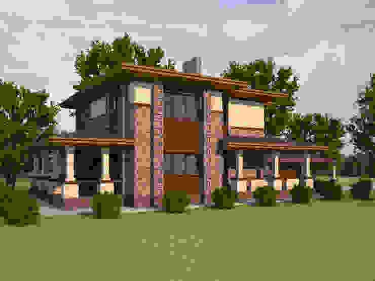 Casas modernas por АРХИФАБРИКА Moderno