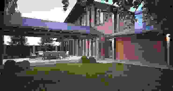Дом в стиле шале / Chalet-style house, Way-Project Architecture & Design Way-Project Architecture & Design Klassischer Balkon, Veranda & Terrasse
