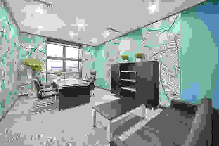 Tropical Office Pixers Study/office Turquoise