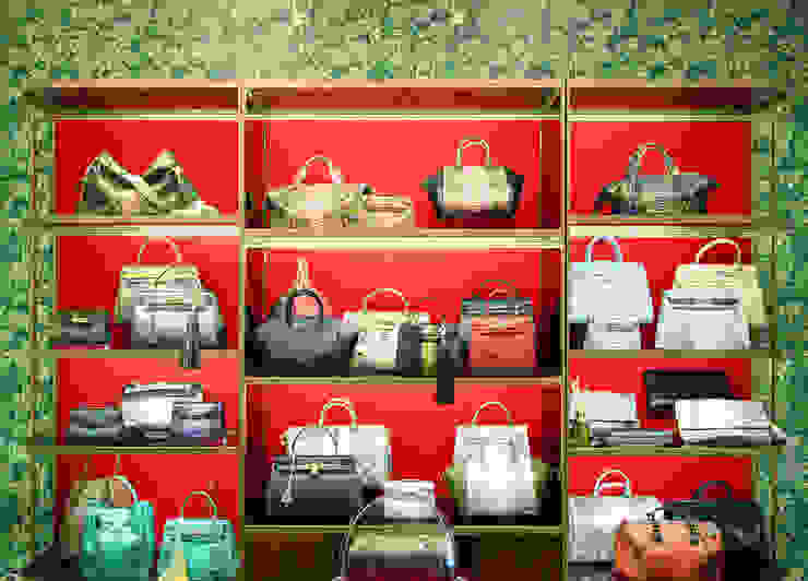 HJL STUDIO Phòng thay đồ phong cách chiết trung Kim loại Multicolored