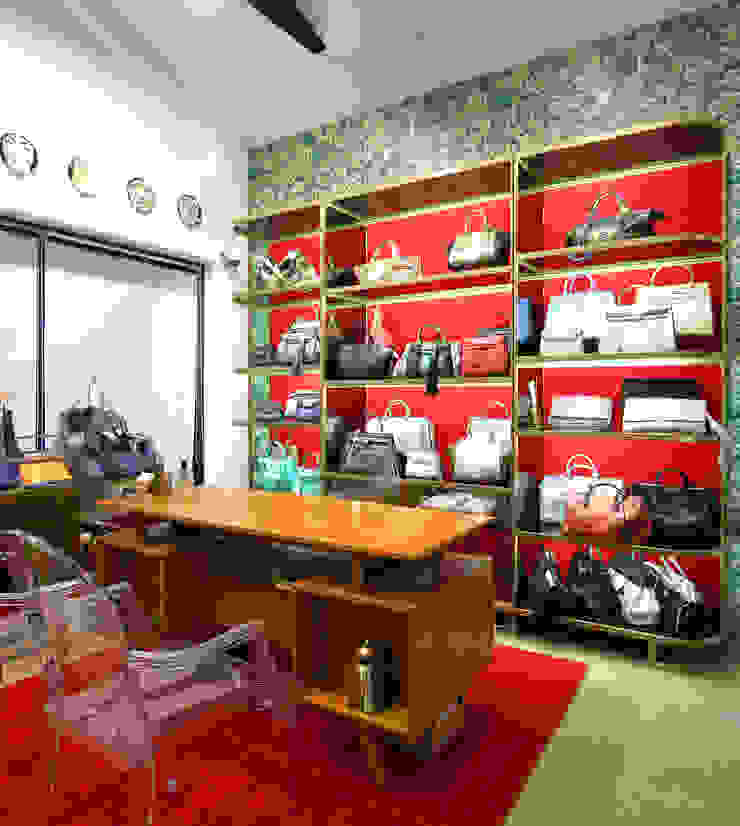 HJL STUDIO Phòng học/văn phòng phong cách chiết trung Kim loại Multicolored