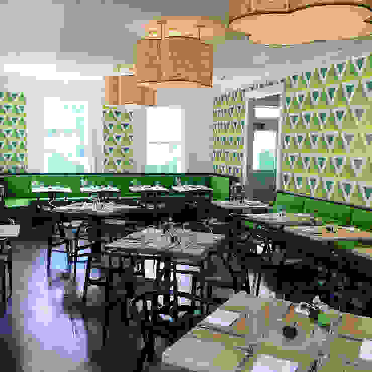 Retro Triangles Pixers Modern Walls and Floors Green