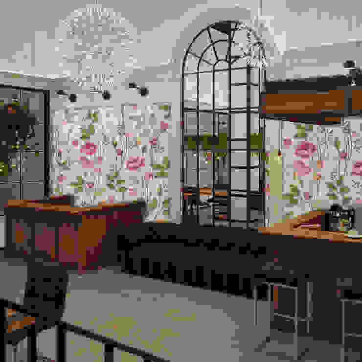 Butterflies and roses Pixers Walls Multicolored