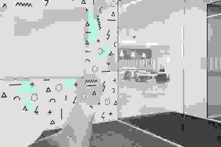 Back in 80's Pixers Modern Study Room and Home Office Multicolored