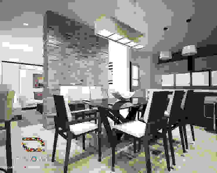 Prototipo Arquitectos Salas de jantar modernas