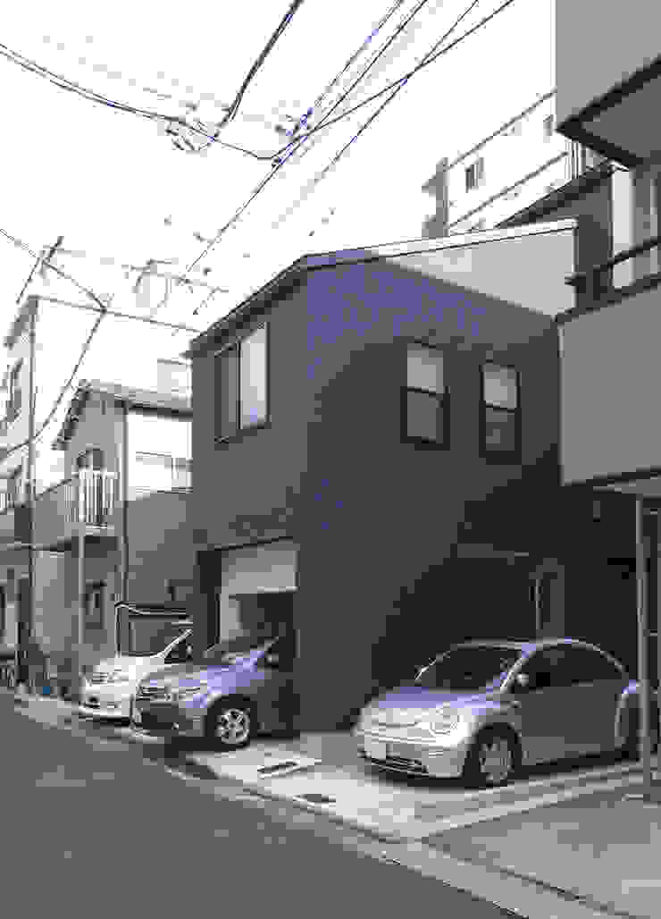 狭小敷地に建つ木造耐火の3階建て住宅 亀戸の家 シーズ アーキスタディオ建築設計室 モダンな 家 Homify 狭小敷地に建つ木造耐火の3階建て住宅 亀戸の家 シーズ アーキスタディオ建築設計室 モダンな 家 Homify