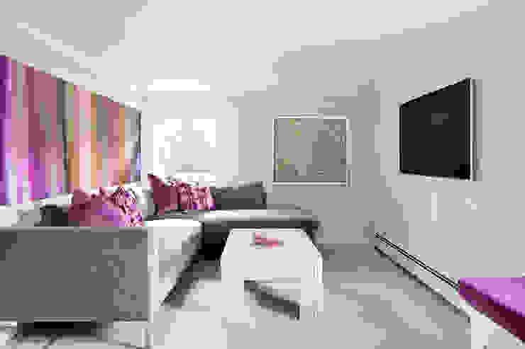 Basement Clean Design Modern Living Room