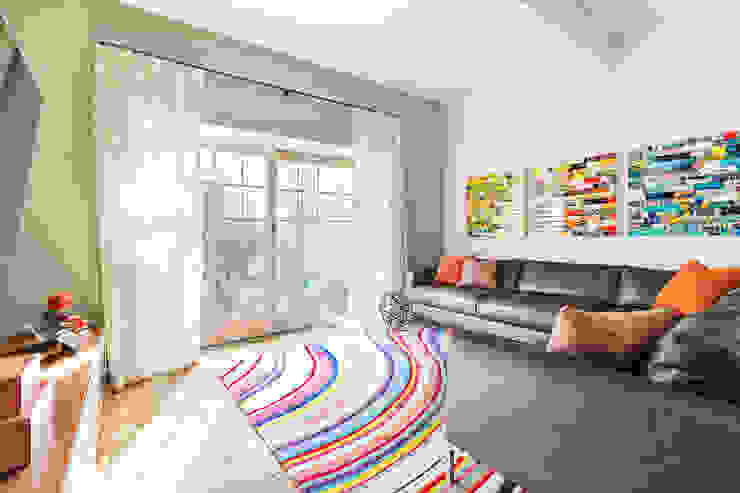 Basement Clean Design Modern Living Room