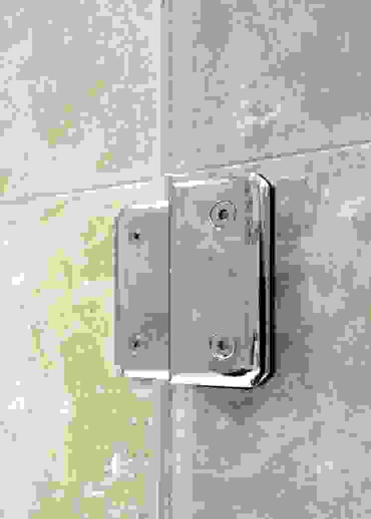 Chrome hinges frameless glass bathscreen Ion Glass Modern Bathroom Glass folding glass bathscreen