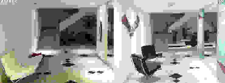 Cecília Mesquita Arquitetura 모던스타일 복도, 현관 & 계단