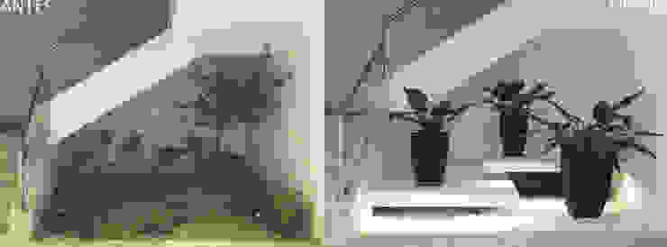 Cecília Mesquita Arquitetura 모던스타일 복도, 현관 & 계단