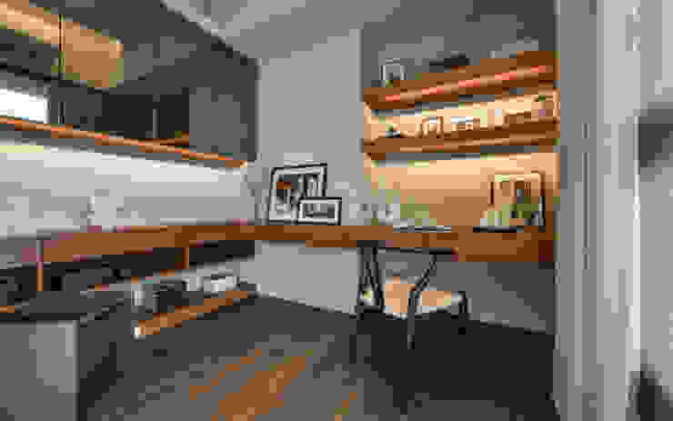 CJ INTERIOR 長景國際設計 Studio in stile asiatico