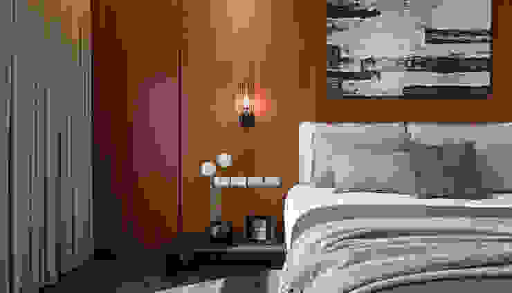 CJ INTERIOR 長景國際設計 Camera da letto in stile asiatico