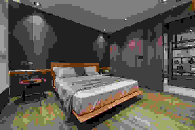CJ INTERIOR 長景國際設計 Camera da letto in stile asiatico