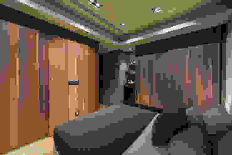 CJ INTERIOR 長景國際設計 Camera da letto in stile asiatico