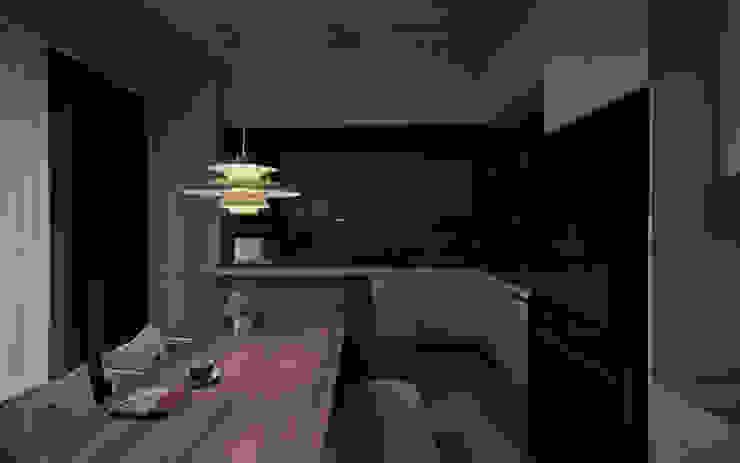 思維空間設計 Cocinas de estilo ecléctico