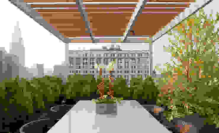 Empire State Loft, Koko Architecture + Design Koko Architecture + Design Balkon, Beranda & Teras Modern