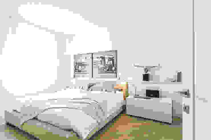 Minimal white, BRANDO concept BRANDO concept Phòng ngủ phong cách hiện đại
