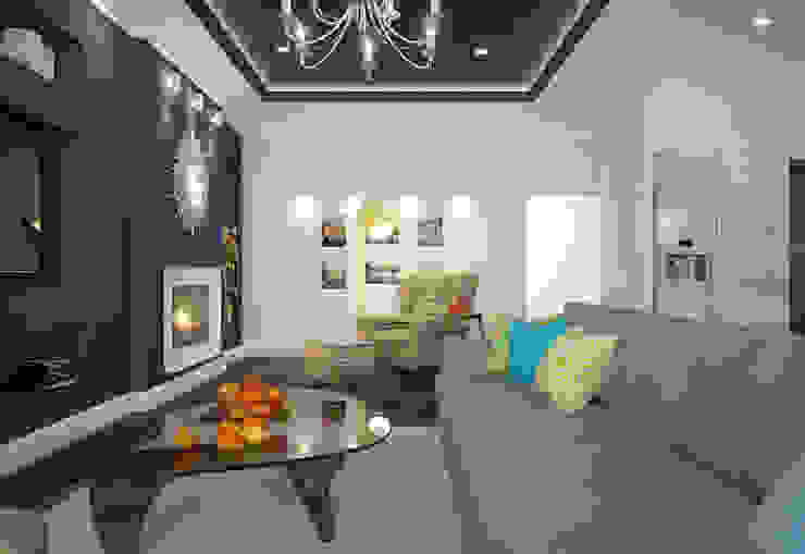 Salas de estar modernas por Rubleva Design Moderno