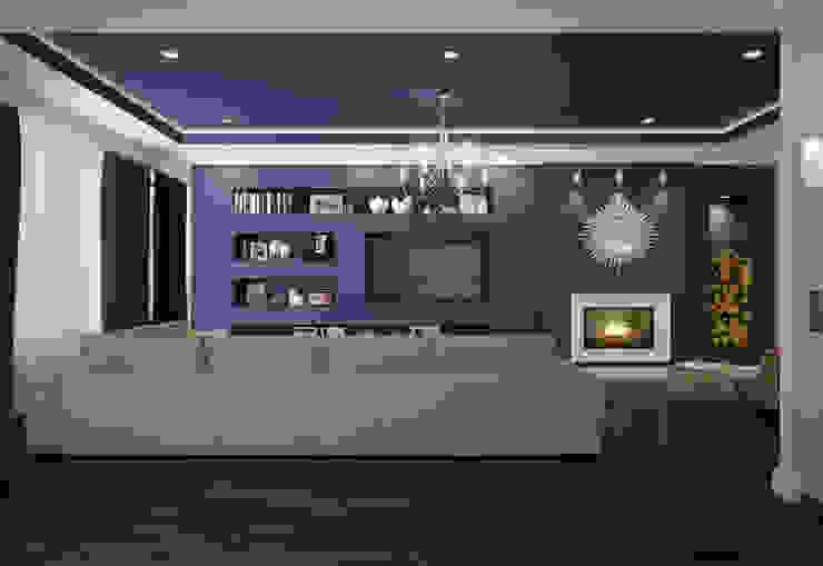 Salas de estar modernas por Rubleva Design Moderno