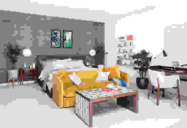 Modern New Home in Hampstead - master bedroom Black and Milk | Interior Design | London Kamar Tidur Modern Beds & headboards