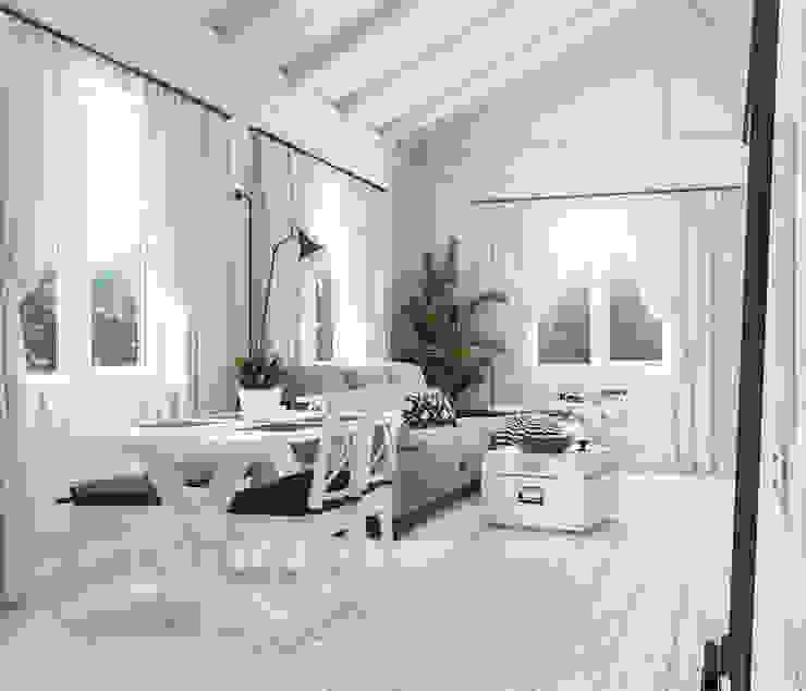 Home in the Woods غرفة المعيشة خشب White