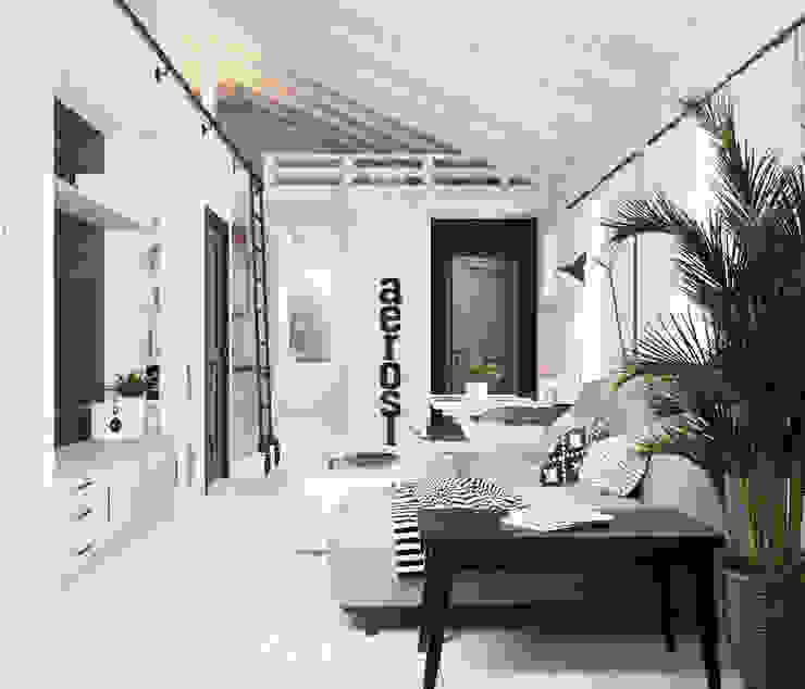 Home in the Woods غرفة المعيشة خشب White