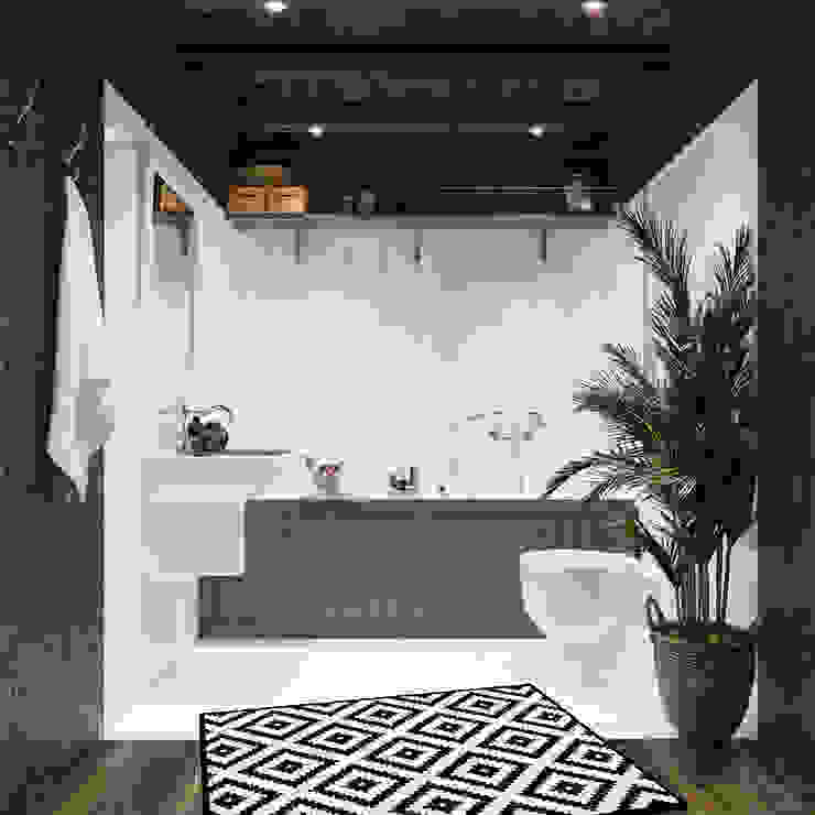 Home in the Woods حمام خشب White