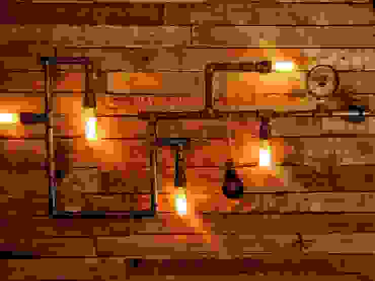 aplique pared industrial steampunk