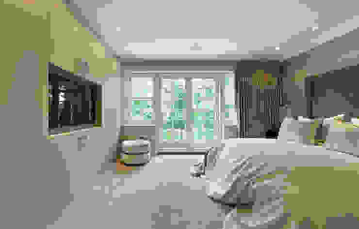 Hadley Wood Refurb The Wood Works Kamar Tidur Modern Kayu White