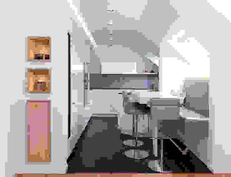 Appartementküche nach Maß in Borken. Klocke Möbelwerkstätte GmbH Moderne Küchen