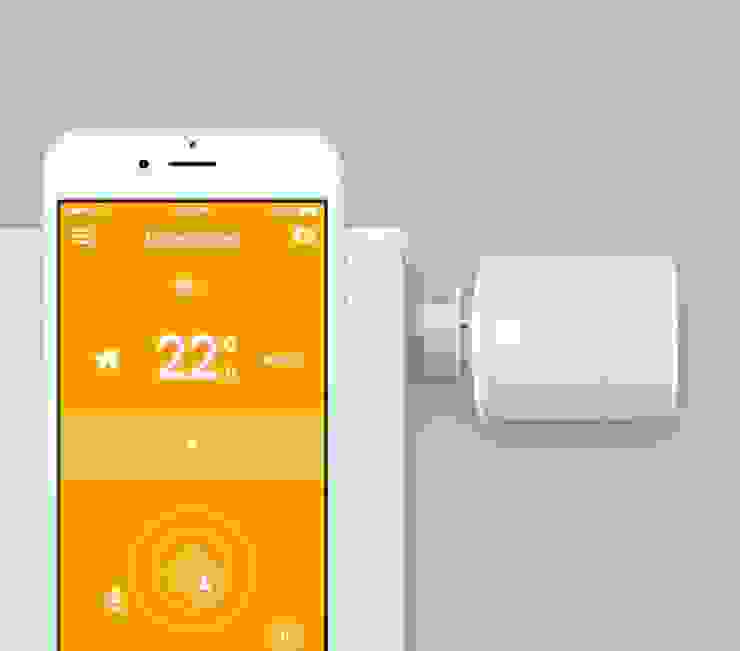 Smart Heizkörperthermostat und App RF Design GmbH Moderne Wohnzimmer heizkoerperthermost,smart heizen,intelligent heizen,heizungssteuerung