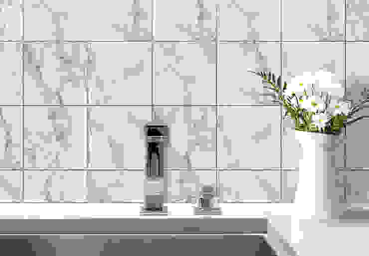 Fliesensticker, K&L Wall Art K&L Wall Art Modern Bathroom Synthetic Grey Decoration