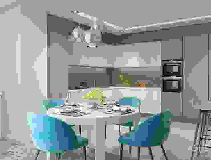 Квартира по ул. Зорге, г. Уфа, Студия авторского дизайна ASHE Home Студия авторского дизайна ASHE Home Eclectic style kitchen