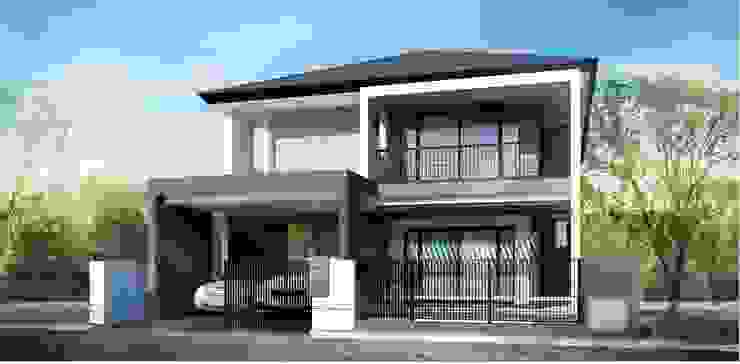 รวม 4 แบบบ านสองช นราคาเป นม ตร homify