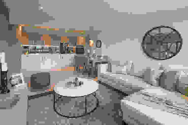 Station Rd, New Barnet Industrial style living room by Jigsaw Interior Architecture Industrial Copper/Bronze/Brass