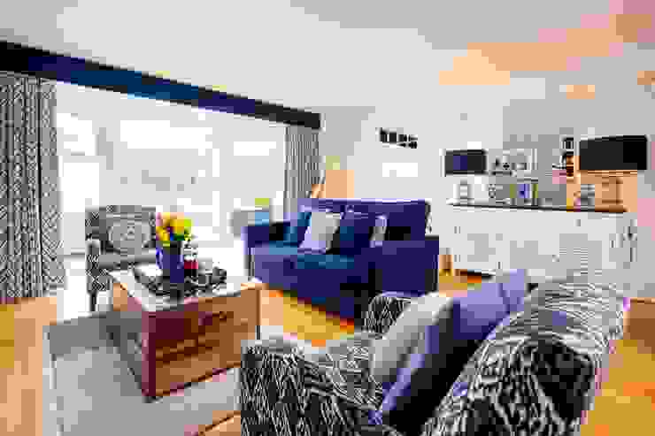 الأزرق الأجمل في تصميمات غرف المعيشة Homify